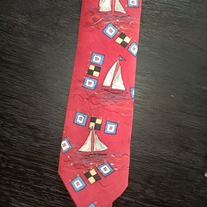 Wearable art Judy Kushner silk tie Hand painted vintage 1993 artist signed